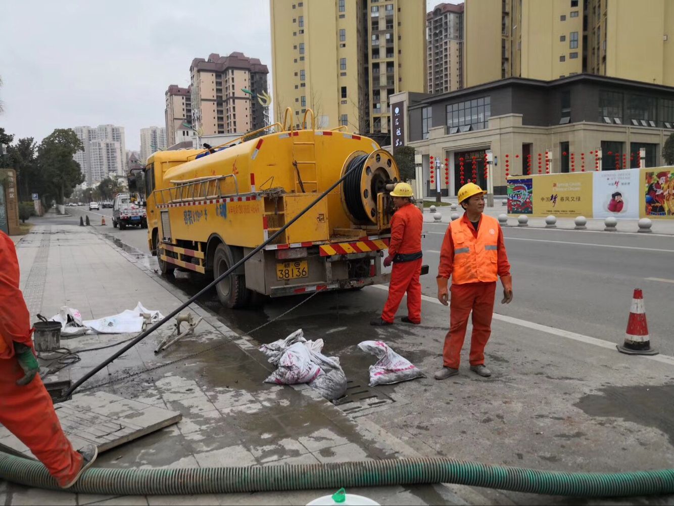 建水排污管道清淤-管道清洗