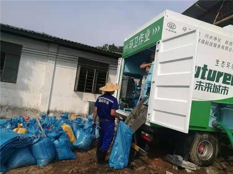 建水工业污泥压干处理
